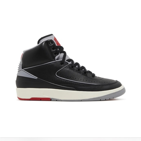 Jordan Other - New Nike Air Jordan 2 Retro OG BLACK/GREY size 10